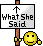 :shesaid: